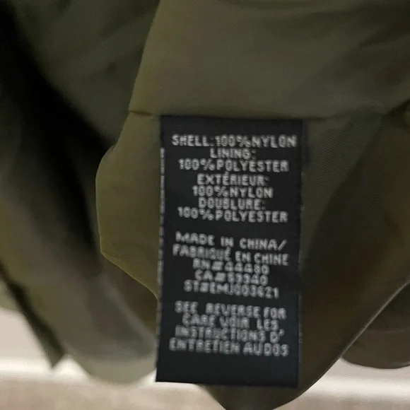 Elwood NWT Men’s Nylon Olive Green Bomber Jacket - Picture 2 of 6